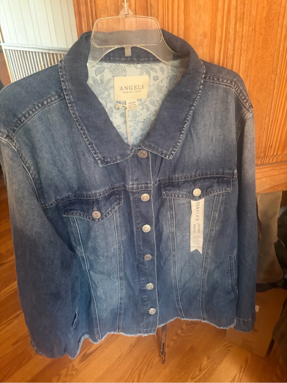 Angels Blue Washed Denim Jacket